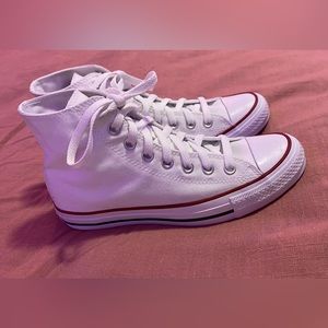 White high tops converse